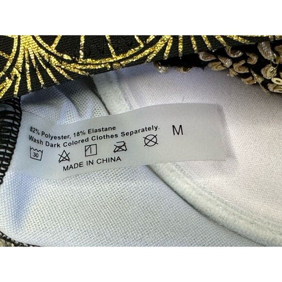 Sirencore Mermaid Metallic Gold Crop Bra Top Festival Cage Club Party Rave Sz M - Picture 11 of 11